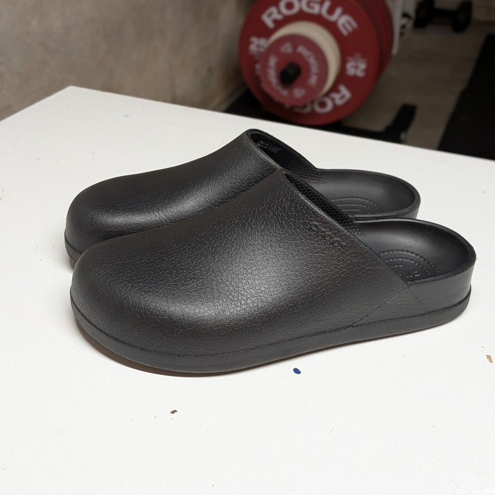 CROCS Women's Black Slip-On Loafers